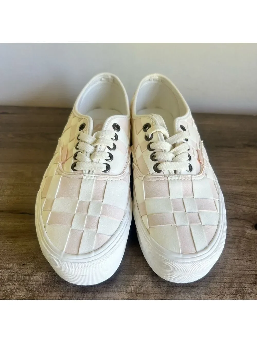 Vans NEW Women's Authentic Woven Check Stackform Ox Shoe Size 8 #237